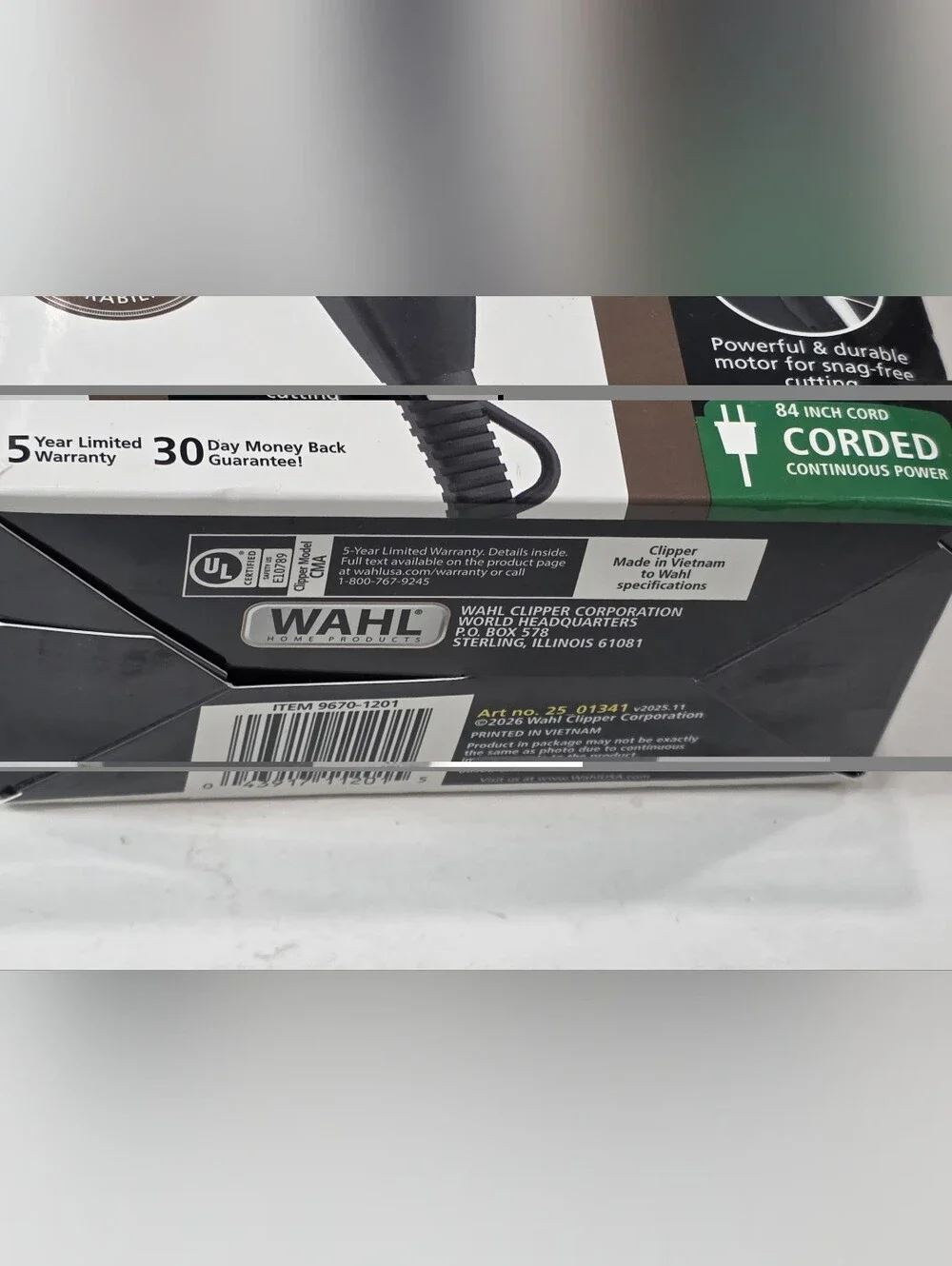 Wahl Chrome Pro Complete Haircutting Kit Corded Clipper 23 Pc Model 79524-3001